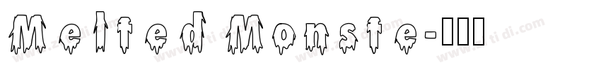 Melted Monste字体转换